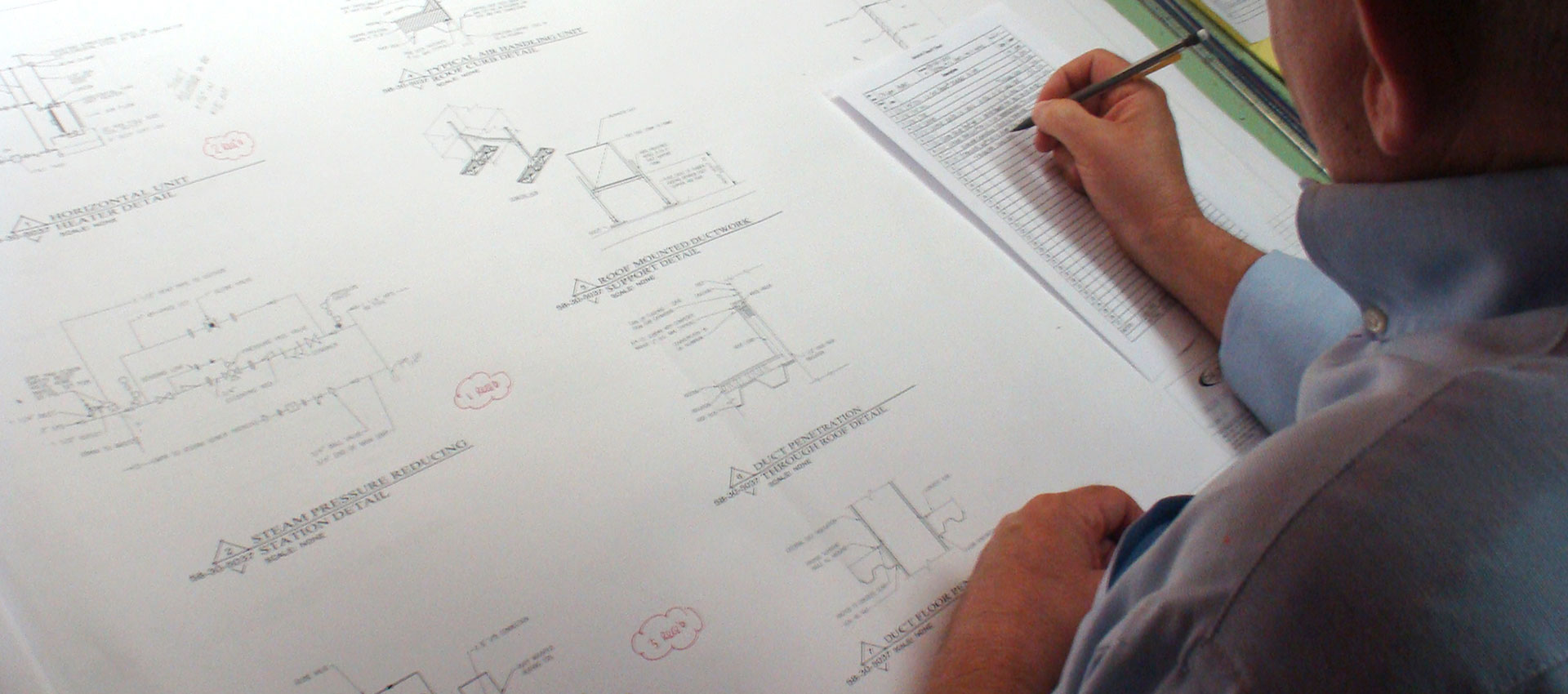 Industrial construction drawings